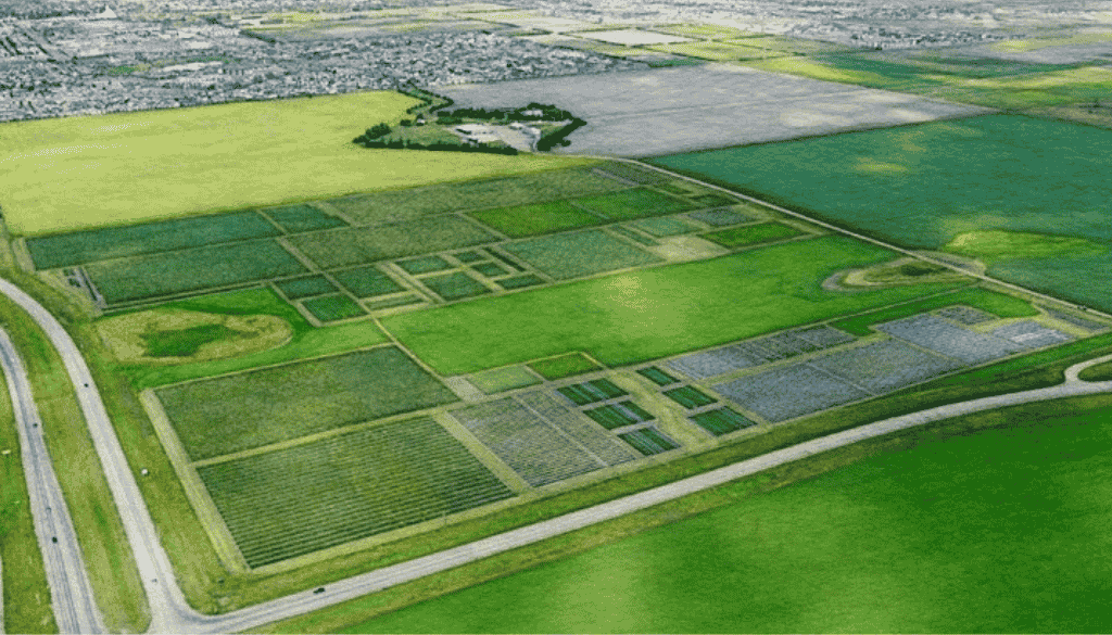 CDC funding for website Crop Development Centre aerial view